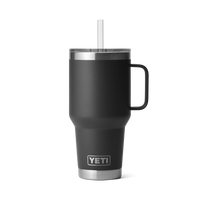RAMBLER 35 OZ STRAW MUG Trinkbecher BLACK