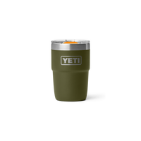 RAMBLER 8 OZ stapelbare Tasse mit Keramikbeschichtung OLIVE/KING CRAB ORANGE