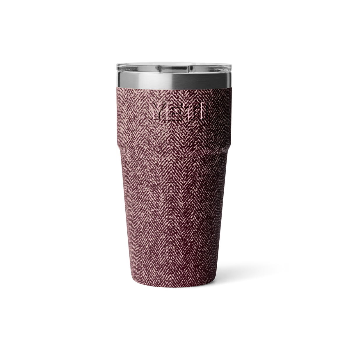 YETI Rambler 20 oz Stackable Cup Riverhead Red – Rückansicht