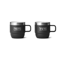 RAMBLER 6 OZ ESPRESSO MUG 2PK Espresso Stapelbare Tasse (Doppelpack) BLACK