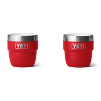 RAMBLER 4 OZ ESPRESSO CUP 2PK Espresso Stapelbare Tasse (Doppelpack) RESCUE RED