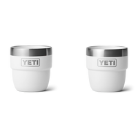 RAMBLER 4 OZ ESPRESSO CUP 2PK Espresso Stapelbare Tasse (Doppelpack) WHITE