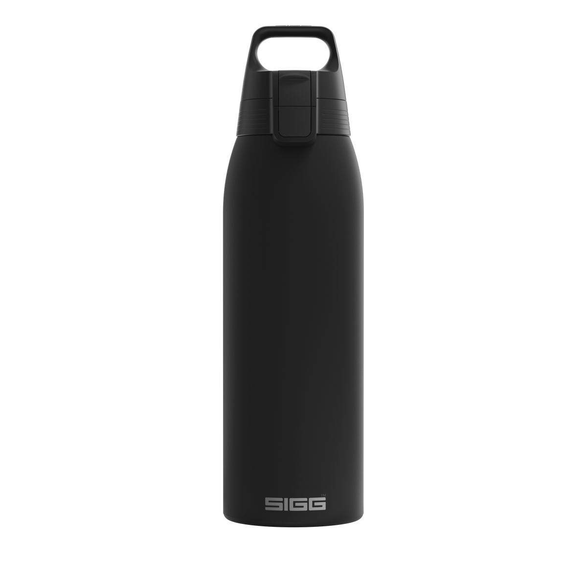 SIGG Shield Therm ONE Black 1L Thermosflasche Vorderansicht