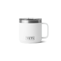 RAMBLER 14 OZ MUG Stapelbare Tasse mit Keramikbeschichtung WHITE