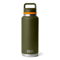 RAMBLER 46 OZ BOTTLE CHUG Flasche OLIVE/KING CRAB ORANGE