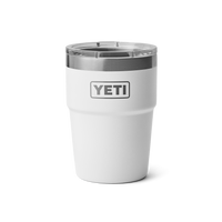 RAMBLER 16 OZ STACKABLE CUP Stapelbarer Becher WHITE