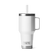 RAMBLER 35 OZ STRAW MUG Trinkbecher WHITE