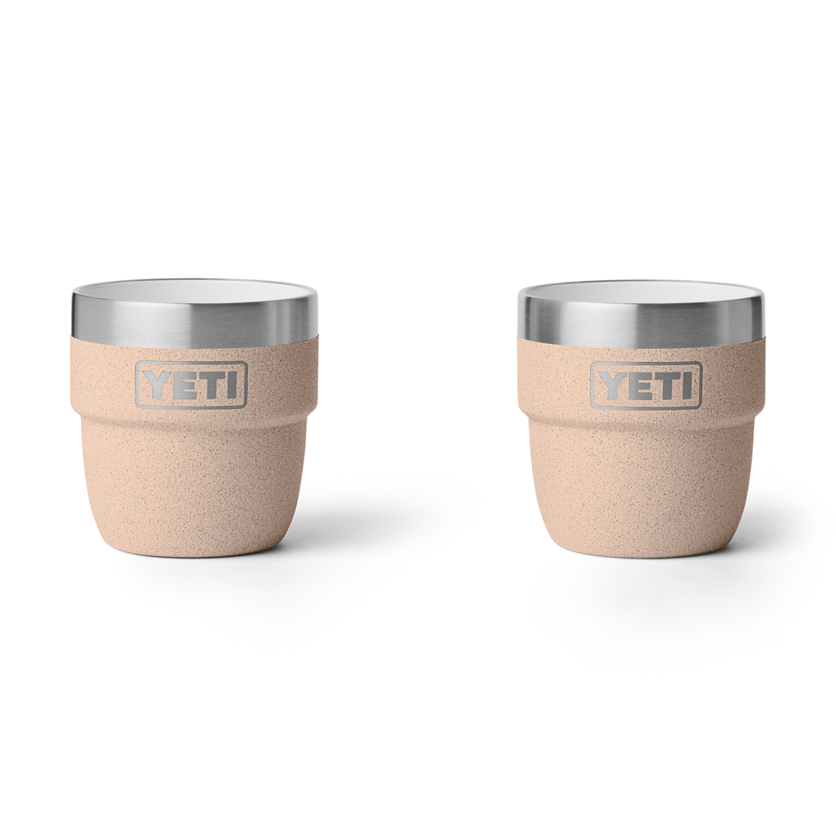 YETI Rambler 4 oz Espresso Cup 2er-Set Espressotassen in Tahini – Vorderansicht