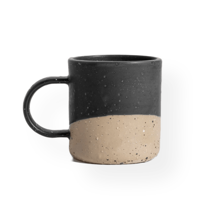 Black - 8 oz Stoneware Mug - United by Blue - Keramik Tasse - tofino.store