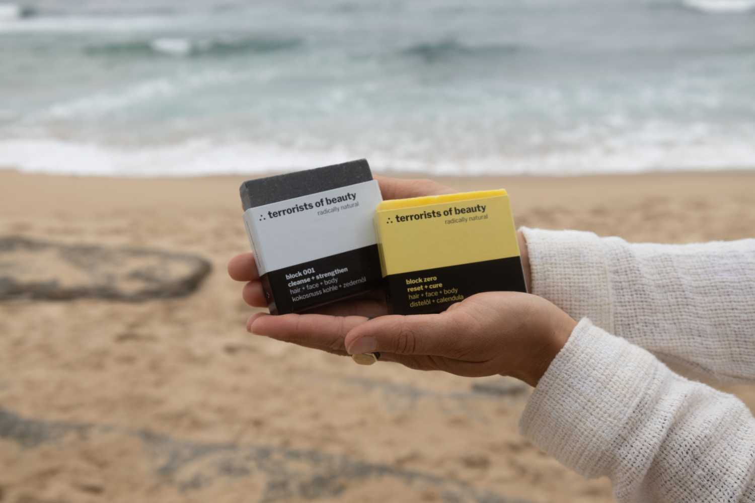 Block 001 hair + face + body - Hartseife - Terrorists of Beauty - tofino.store