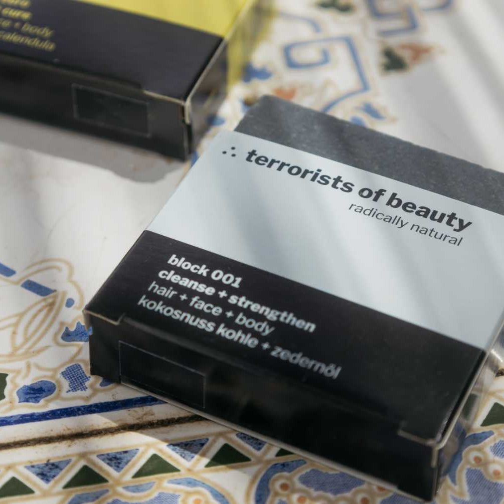 Block 001 hair + face + body - Hartseife - Terrorists of Beauty - tofino.store