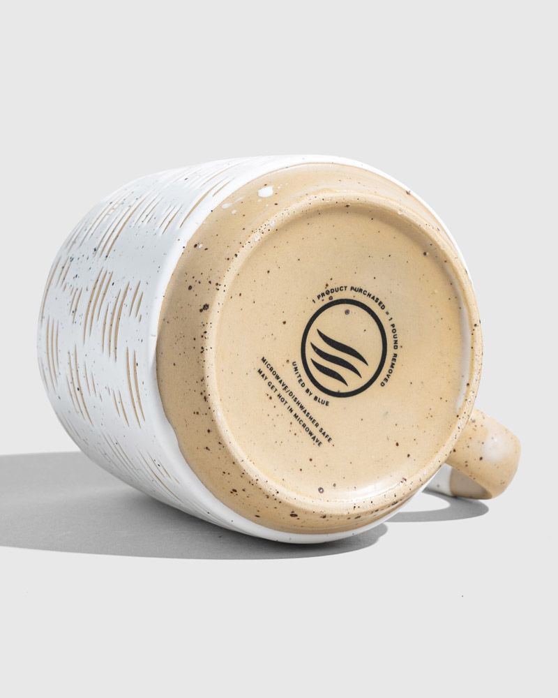 Eggshell 16 oz Stoneware Mug - United by Blue - Keramik Tasse - tofino.store