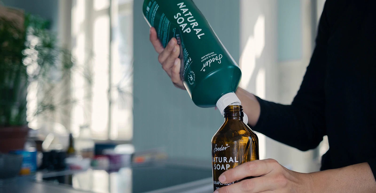 Grapefruit 1 Liter Refill - Natural Soap - soeder* - tofino.store