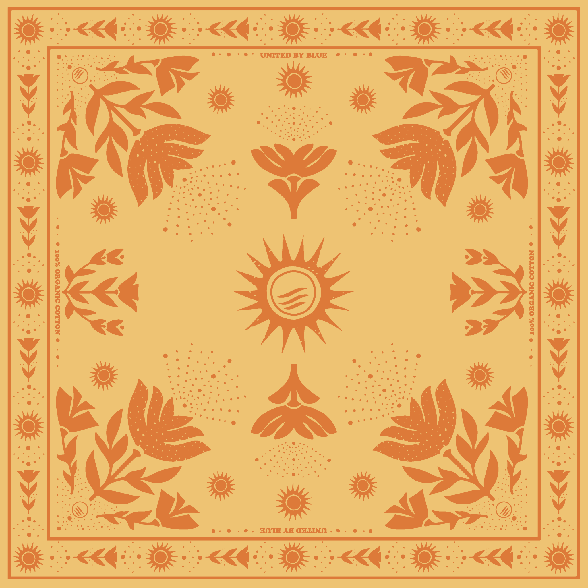 Honey - Organic Flower Field Bandana - United by Blue - tofino.store