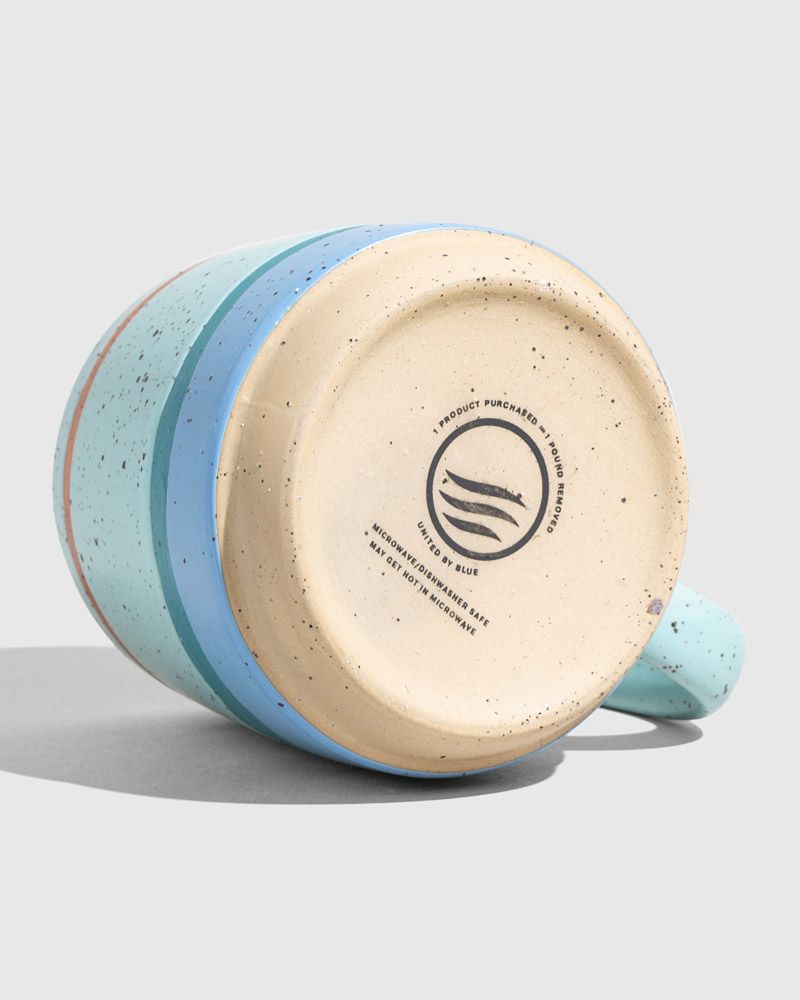 Sea Glass - 16 oz Stoneware Mug - United by Blue - Keramik Tasse - tofino.store