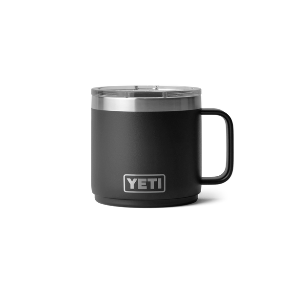 RAMBLER 14 OZ MUG Stapelbare Tasse mit Keramikbeschichtung BLACK