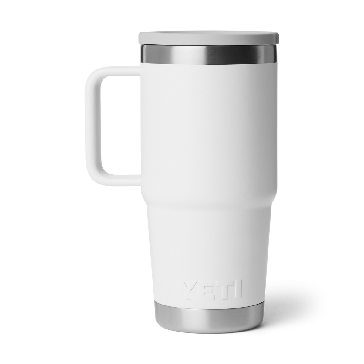 YETI Rambler 20 oz Reisetasse 2.0 White – Rückansicht