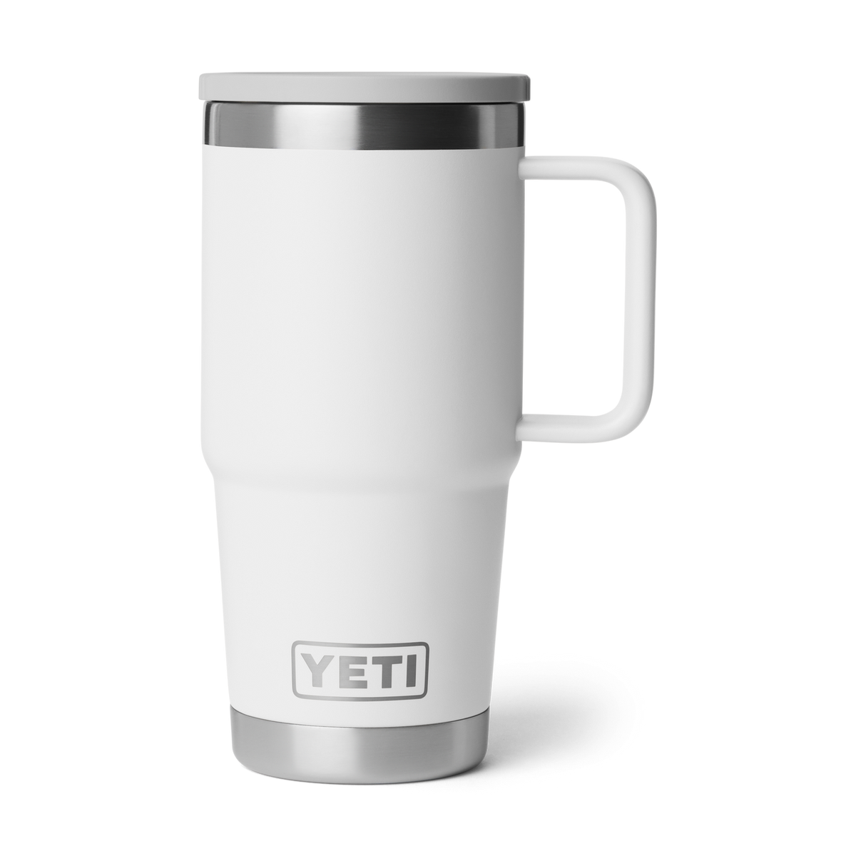 YETI Rambler 20 oz Reisetasse 2.0 White – Vorderansicht