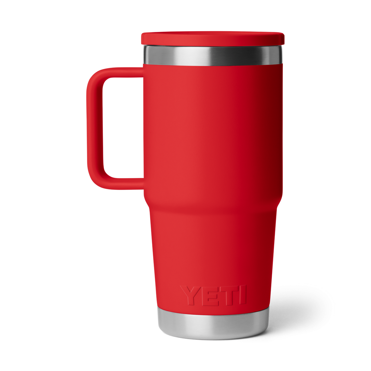 YETI Rambler 20 oz Reisetasse 2.0 Rescue Red – Rückansicht