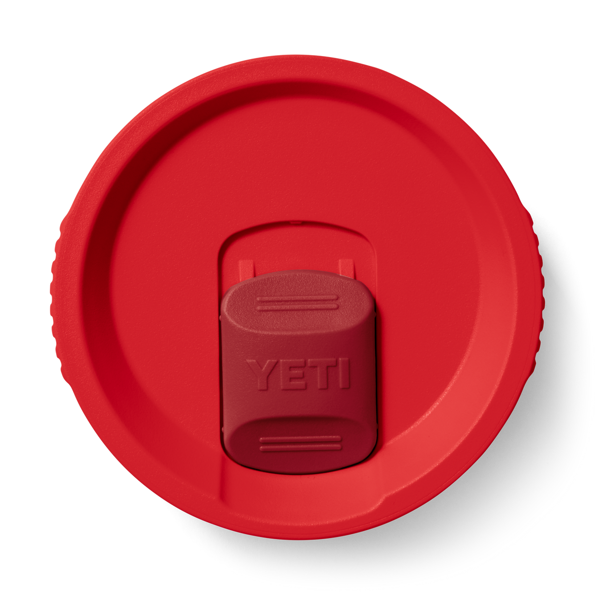YETI Rambler 30 oz Reisetasse 2.0 Rescue Red – Deckel von oben