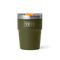 RAMBLER 16 OZ STACKABLE CUP Stapelbarer Becher OLIVE/KING CRAB ORANGE