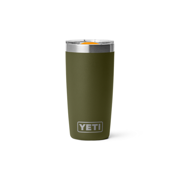 RAMBLER 10 OZ TUMBLER Becher OLIVE/KING CRAB ORANGE