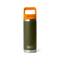 RAMBLER 18 OZ COLOR STRAW BOTTLE Flasche OLIVE/KING CRAB ORANGE