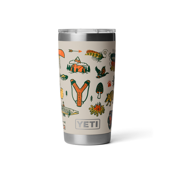RAMBLER 20 OZ TUMBLER Becher CAPE SUMMER CAMP