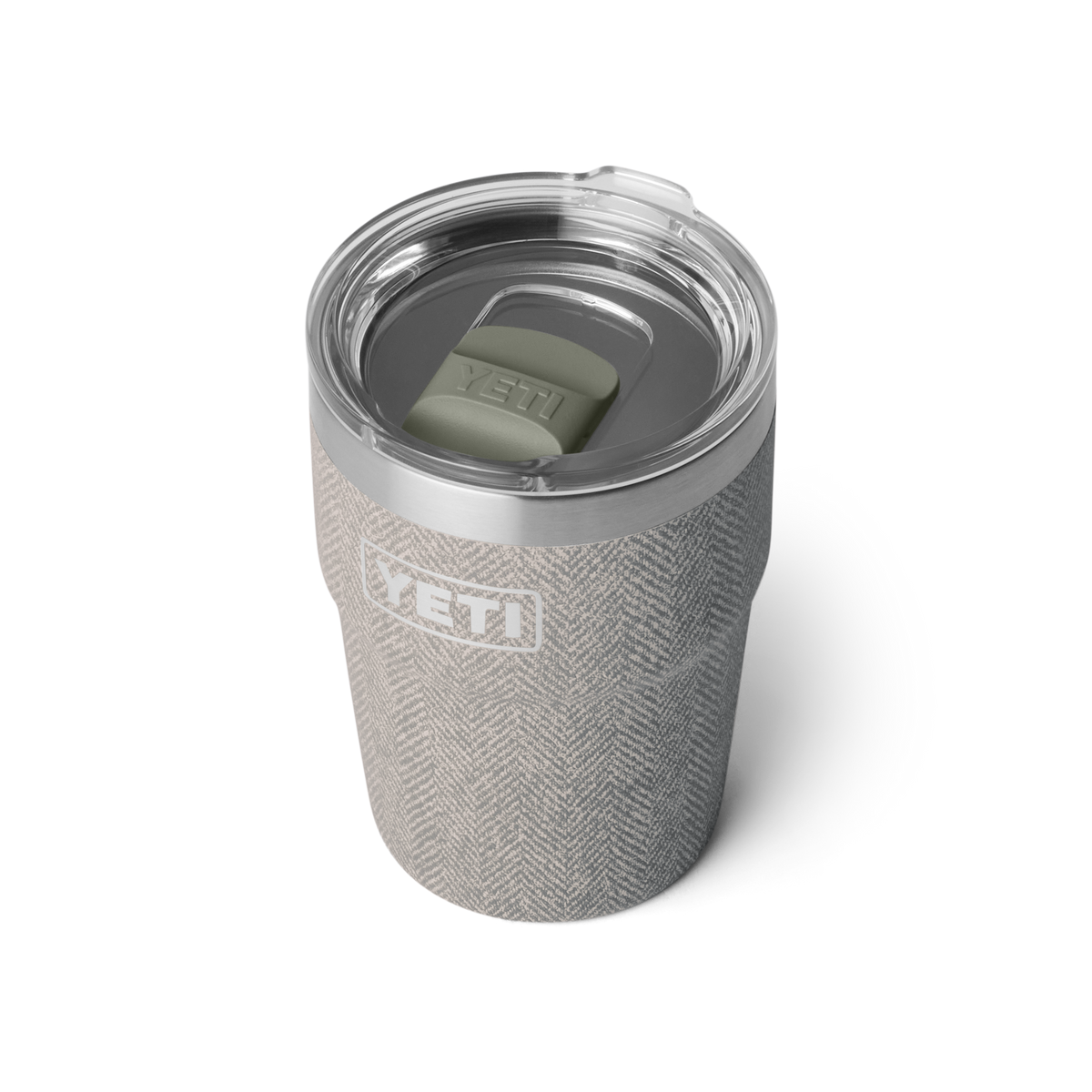 YETI Rambler 16 oz Stackable Cup Riverhead Green – Schrägansicht