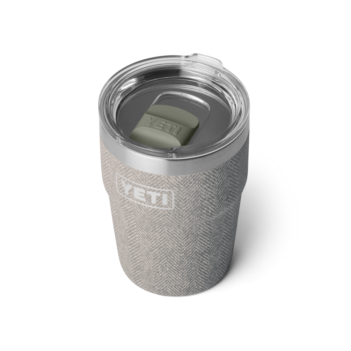 YETI Rambler 16 oz Stackable Cup Riverhead Green – Schrägansicht