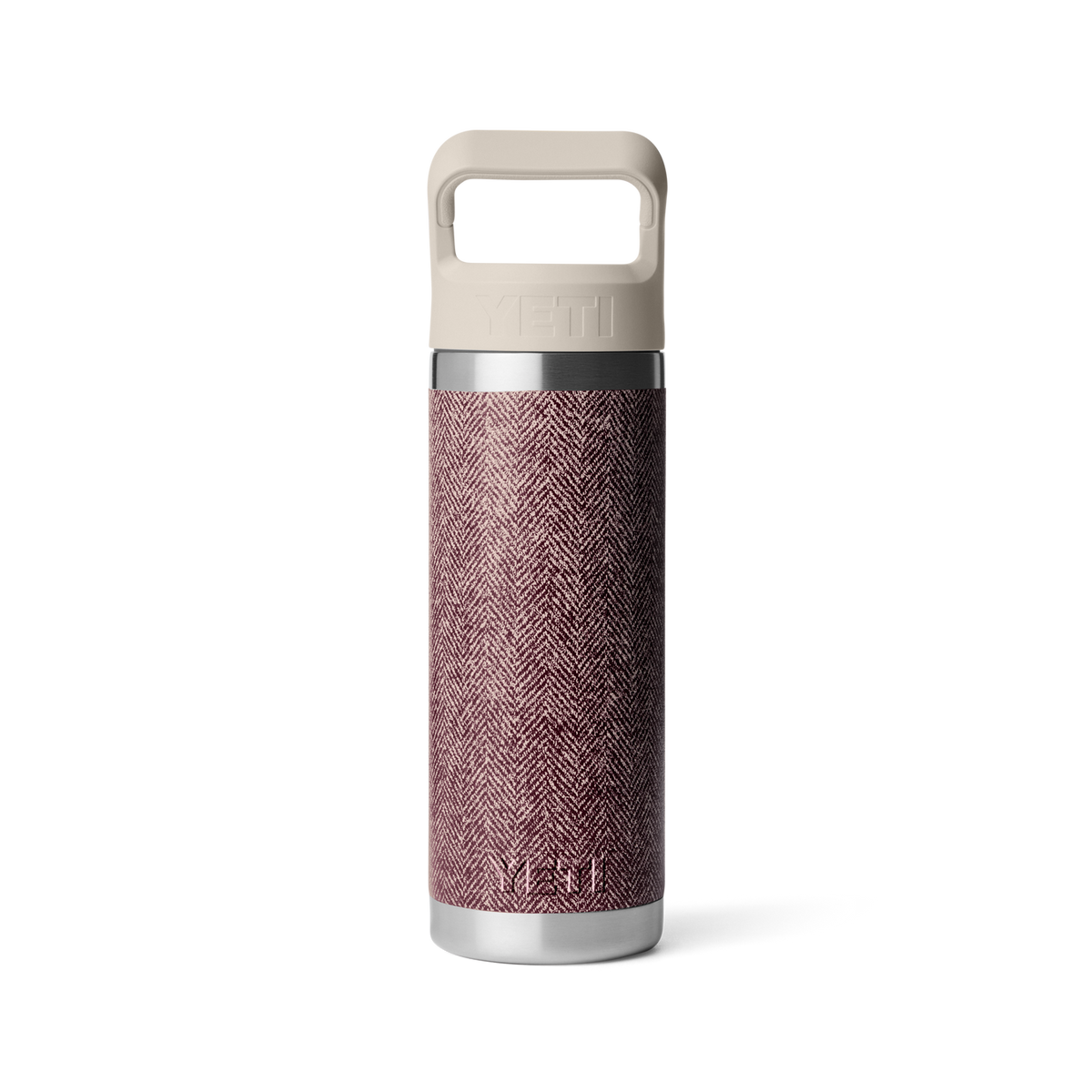 YETI Rambler 18 oz Straw Flasche Riverhead Red – Rückansicht