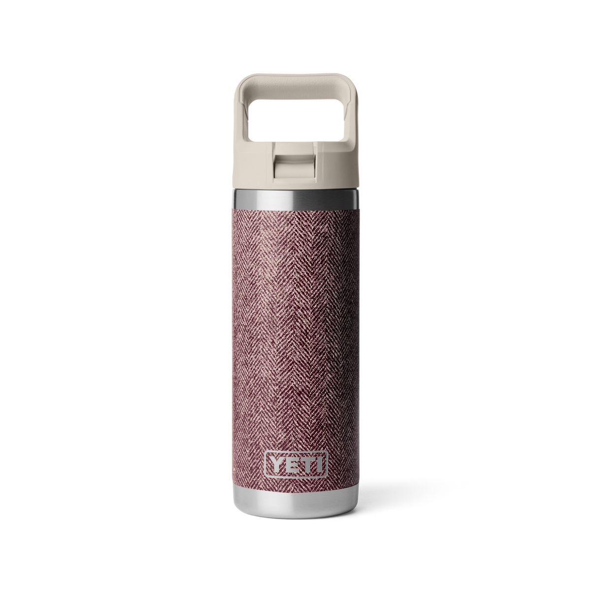 YETI Rambler 18 oz Straw Flasche Riverhead Red – Vorderansicht