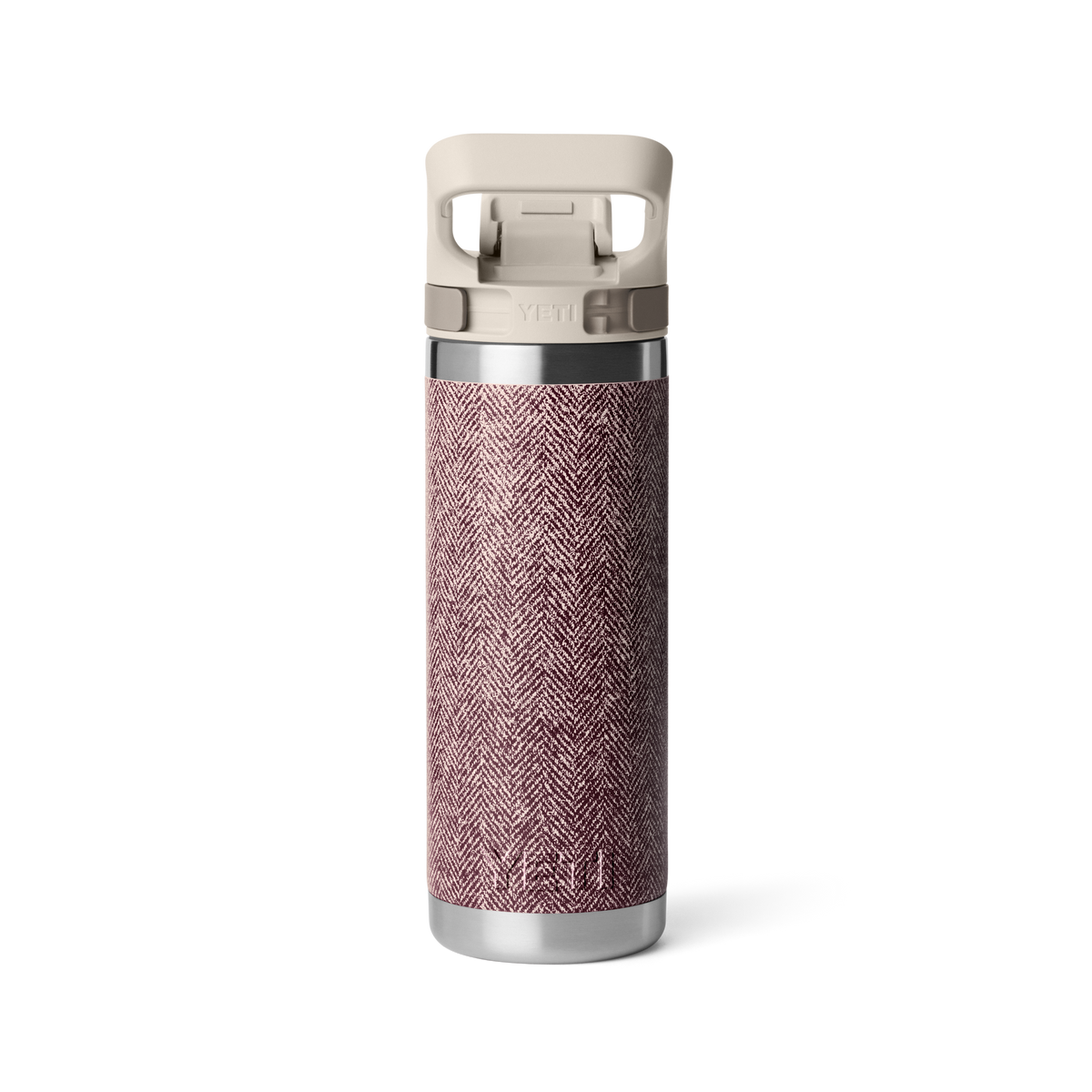 YETI Rambler 18 oz Flip Chug Flasche Riverhead Red – Rückansicht