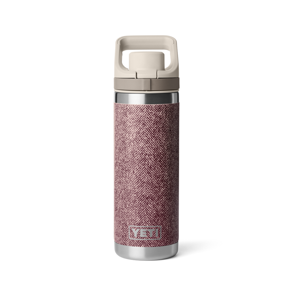 YETI Rambler 18 oz Flip Chug Flasche Riverhead Red – Vorderansicht
