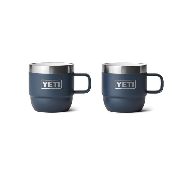 RAMBLER 6 OZ ESPRESSO MUG 2PK Espresso Stapelbare Tasse (Doppelpack) NAVY