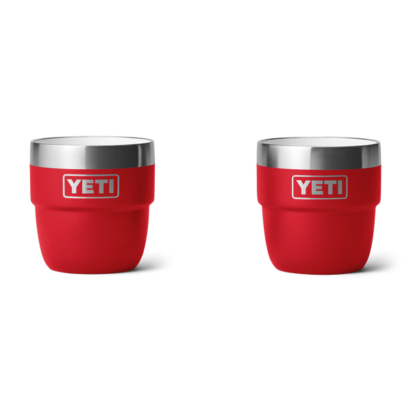 RAMBLER 4 OZ ESPRESSO CUP 2PK Espresso Stapelbare Tasse (Doppelpack) RESCUE RED