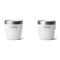 RAMBLER 4 OZ ESPRESSO CUP 2PK Espresso Stapelbare Tasse (Doppelpack) WHITE