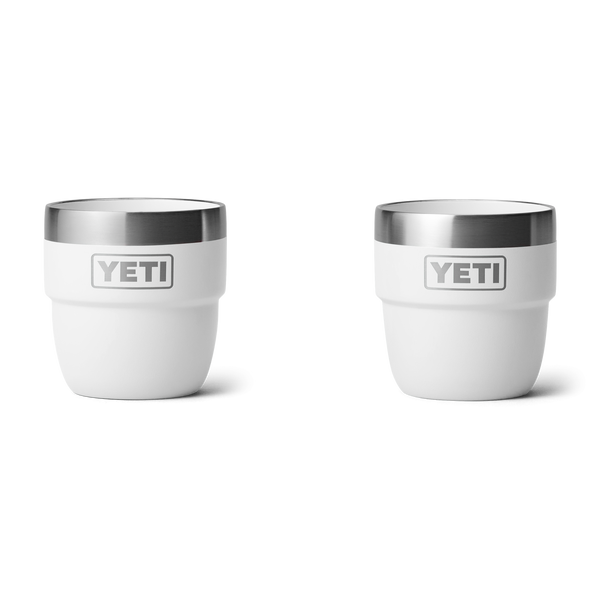 RAMBLER 4 OZ ESPRESSO CUP 2PK Espresso Stapelbare Tasse (Doppelpack) WHITE