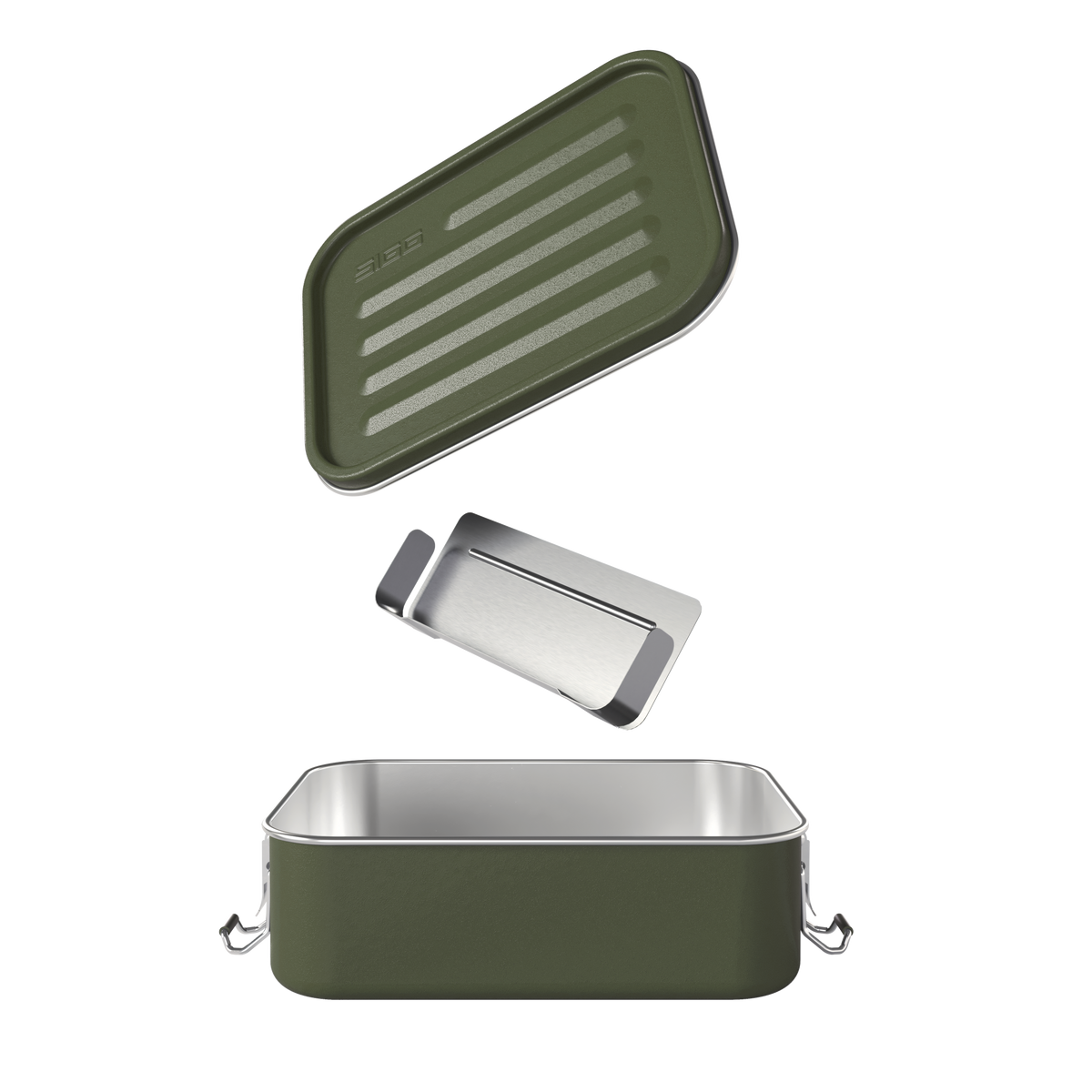 SIGG Gemstone Food Box Roasted Green 1,1L Detailansicht