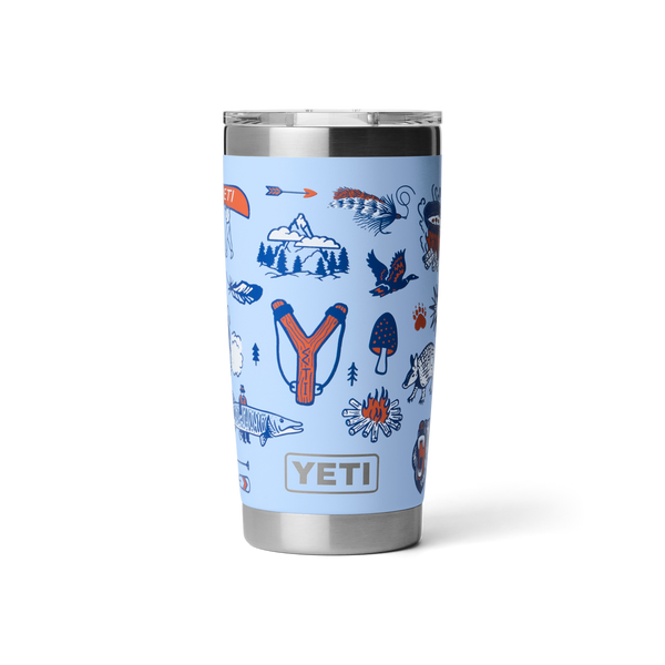 RAMBLER 20 OZ TUMBLER Becher BIG SKY SUMMER CAMP