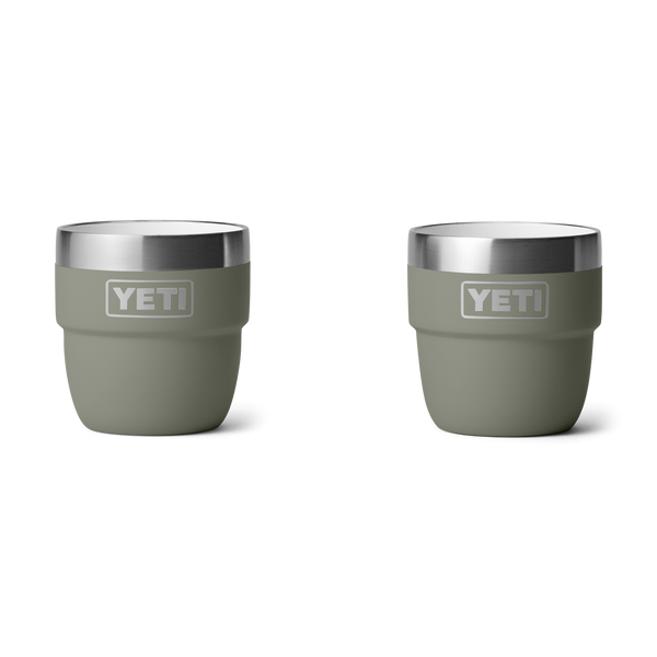 RAMBLER 4 OZ ESPRESSO CUP 2PK Espresso Stapelbare Tasse (Doppelpack) PAMPA GREEN