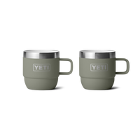 RAMBLER 6 OZ ESPRESSO MUG 2PK Espresso Stapelbare Tasse (Doppelpack) PAMPA GREEN