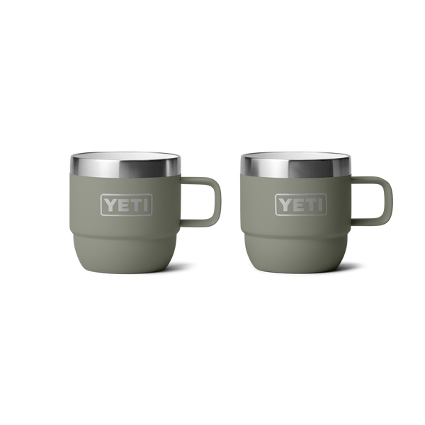 RAMBLER 6 OZ ESPRESSO MUG 2PK Espresso Stapelbare Tasse (Doppelpack) PAMPA GREEN