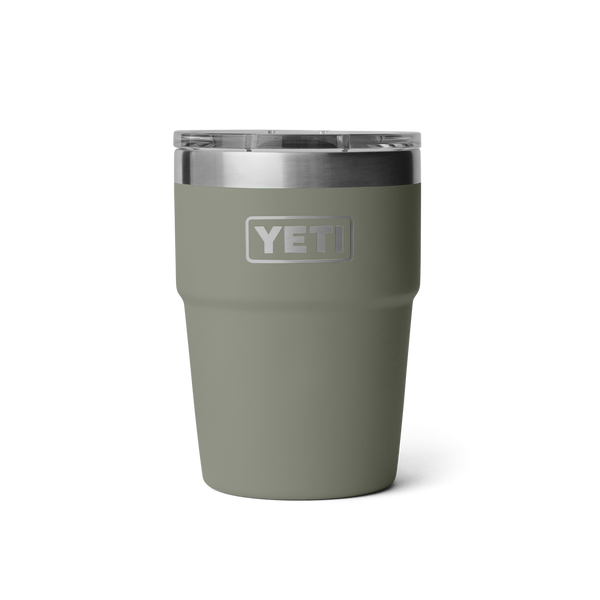 RAMBLER 16 OZ STACKABLE CUP Stapelbarer Becher PAMPA GREEN