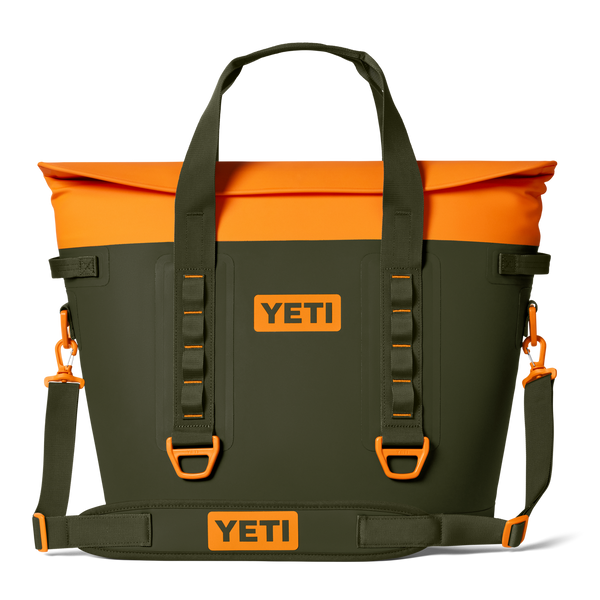 HOPPER M30 Kühltasche in Shopper Form groß OLIVE/KING CRAB ORANGE