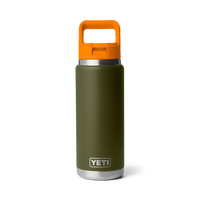 RAMBLER 26 OZ C STRAW BOTTLE Flasche OLIVE/KING CRAB ORANGE