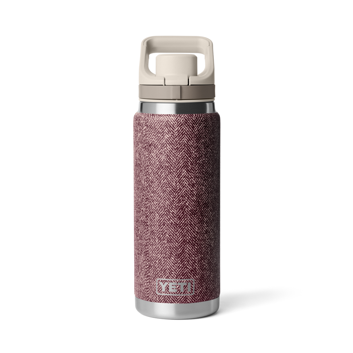 YETI Rambler 26 oz Flip Chug Flasche Riverhead Red – Vorderansicht