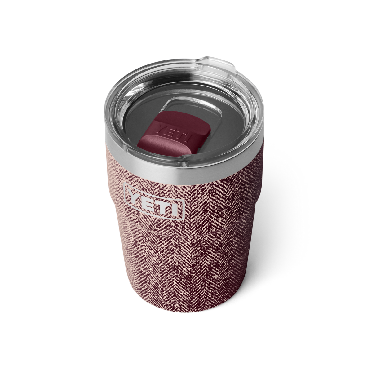 YETI Rambler 16 oz Stackable Cup Riverhead Red – Schrägansicht