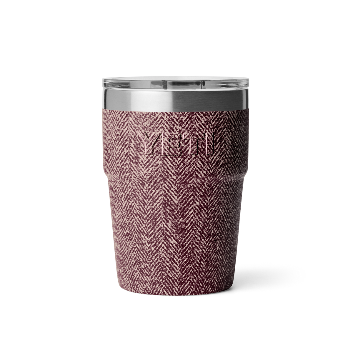 YETI Rambler 16 oz Stackable Cup Riverhead Red – Rückansicht