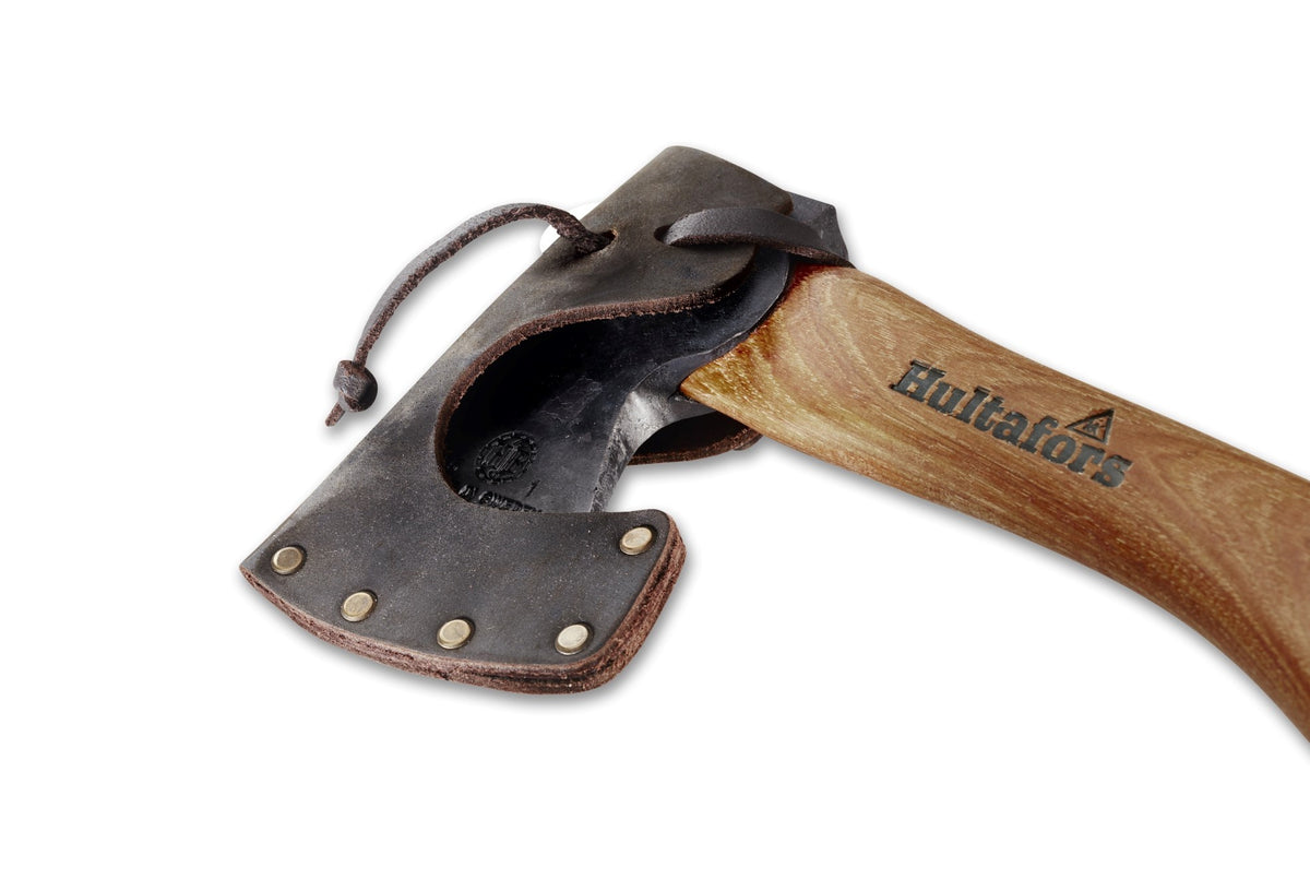 Hultafors Ågelsjön Mini-Beil mit Hickory-Stiel und Lederscheide – Ansicht 3